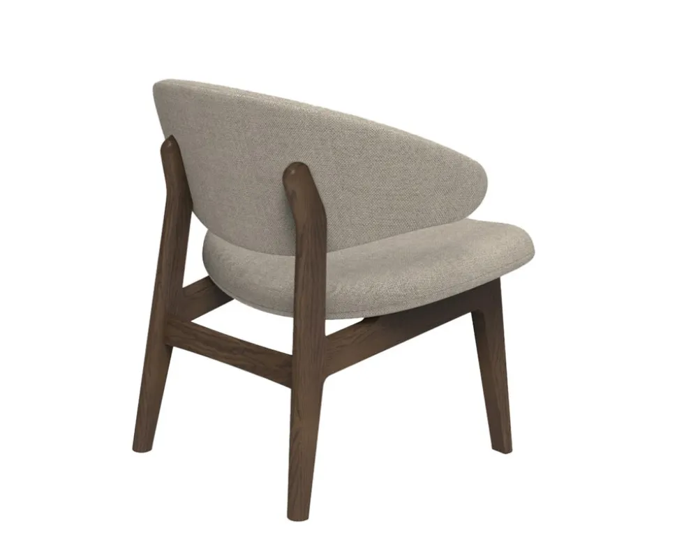 Ram Lounge Chair | Klädd rygg | Tyg