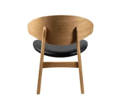Ram Shell Lounge Chair | Trärygg | Läder