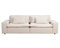 Rawlins 3-Sits Maxi | Tyg Sandra Ljusbeige
