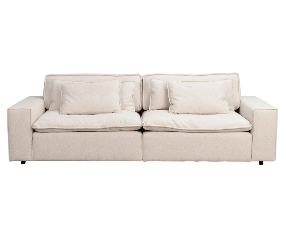 Rawlins 3-Sits Maxi | Tyg Sandra Ljusbeige