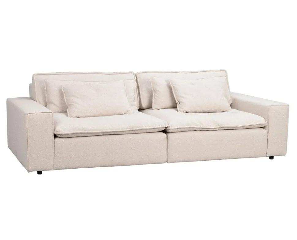 Rawlins 3-Sits Maxi | Tyg Sandra Ljusbeige
