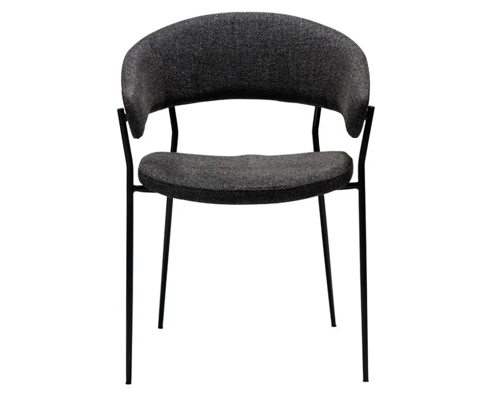 Reboot Karmstol | Raven Black Bouclé/Black