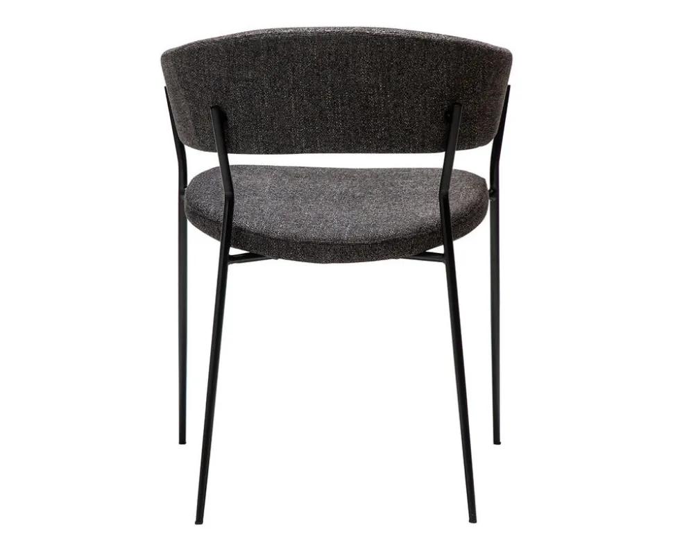 Reboot Karmstol | Raven Black Bouclé/Black