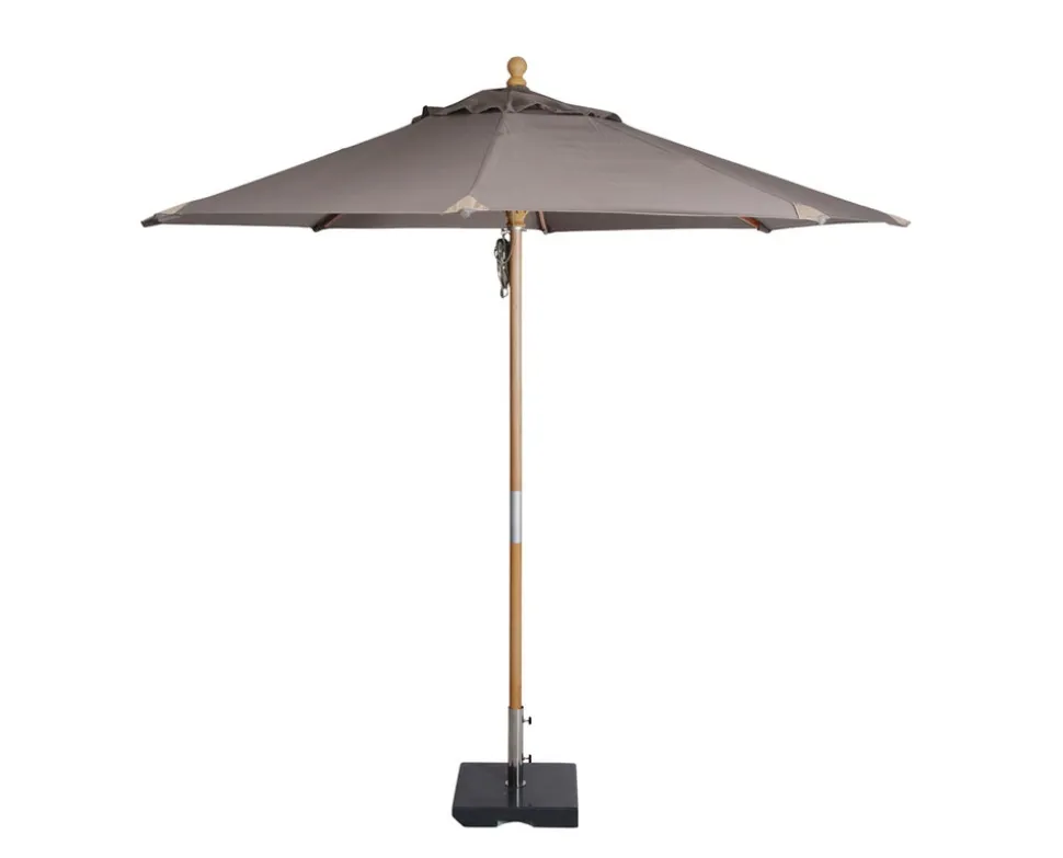 Reggio Träparasoll | Taupe