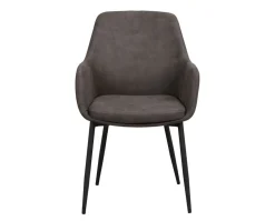Reily Karmstol | Mörkgrå Microfiber