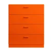 Relief Byrå Bred Orange | Sockel