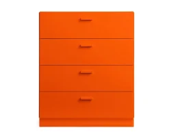 Relief Byrå Bred Orange | Sockel