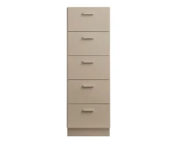 Relief Byrå Hög Beige | Sockel
