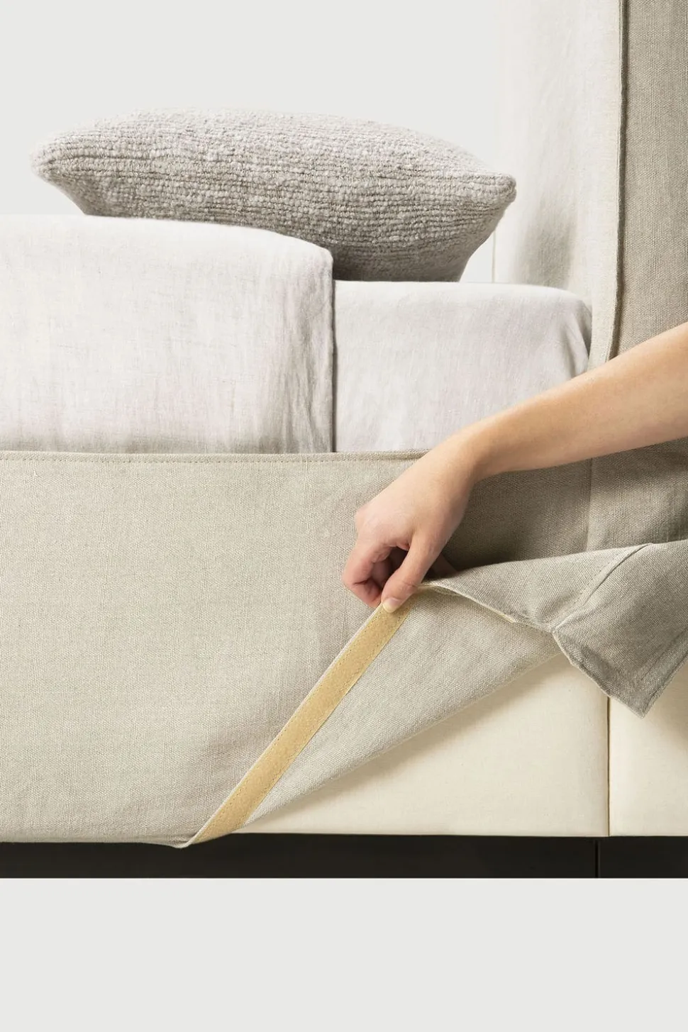 Revive Sängram 90x200 | Sand Linen