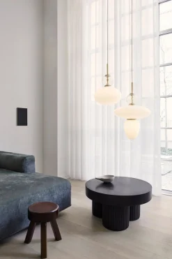 Rizzatto 32 Pendel | Satin Brass/Opal