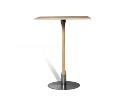 Rod Barbord 70x70 | Vitpigmenterad Ek