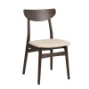 Rodham Stol | Brun ek, beige