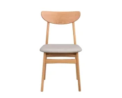 Rodham Stol | Ek, Gråbeige
