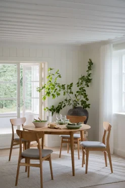 Rodham Stol | Ek, Gråbeige
