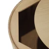 Roller Max Soffbord Ø60 | Hårdvaxoljad Ek