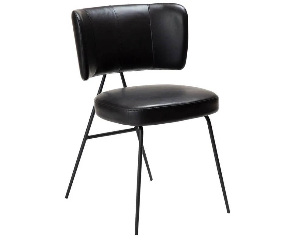 Roost Stol | PU Vintage Svart