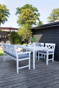 Rosenborg Trädgårdsbord | Mahogny | Vit