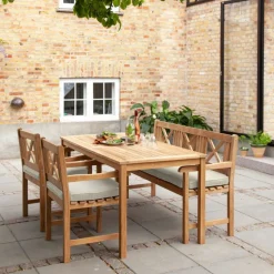 Rosenborg Trädgårdssoffa 3-Sits | Teak