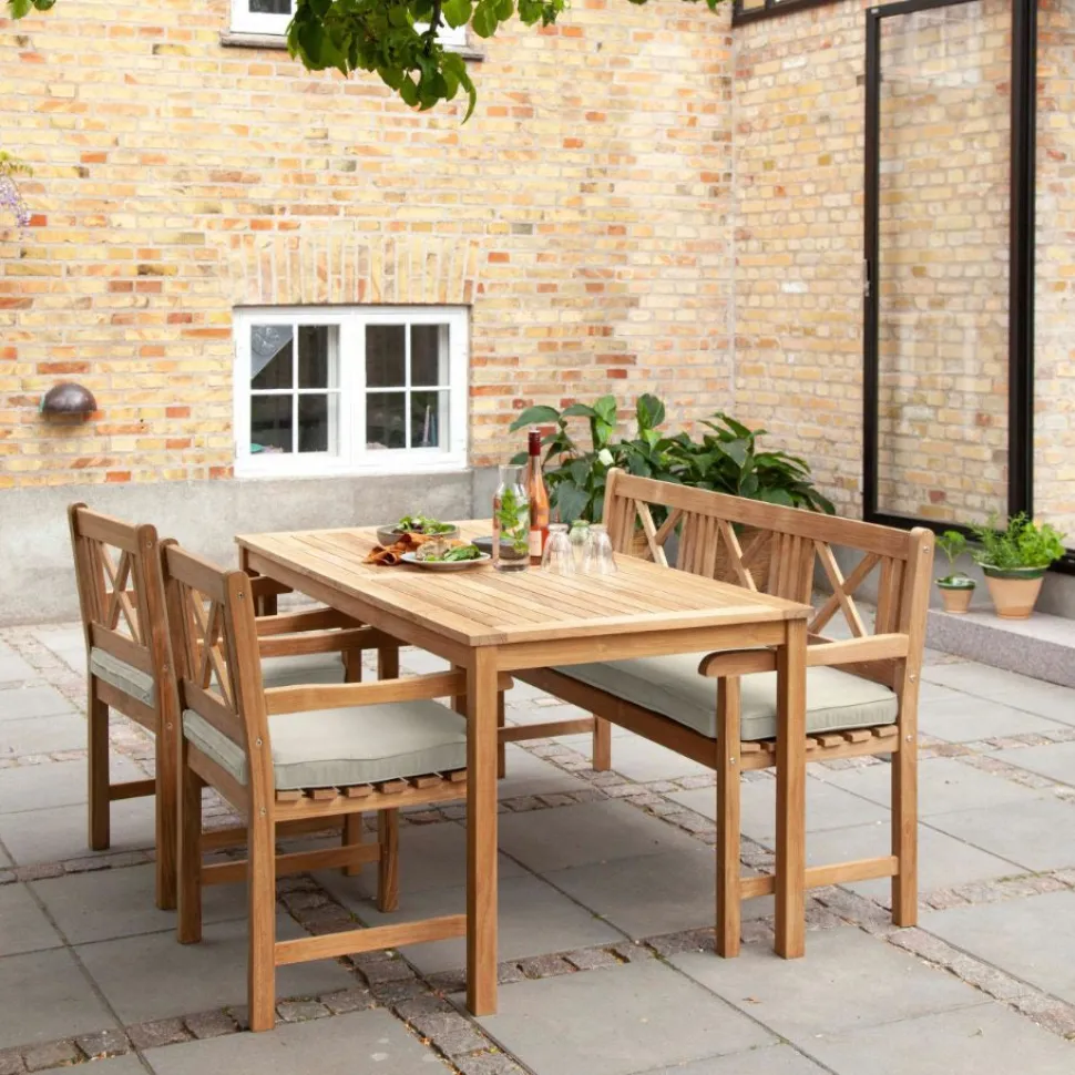 Rosenborg Trädgårdssoffa 3-Sits | Teak