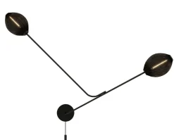 Satellite Vägglampa | Svart