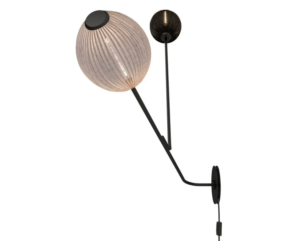 Satellite Vägglampa | Svartvit