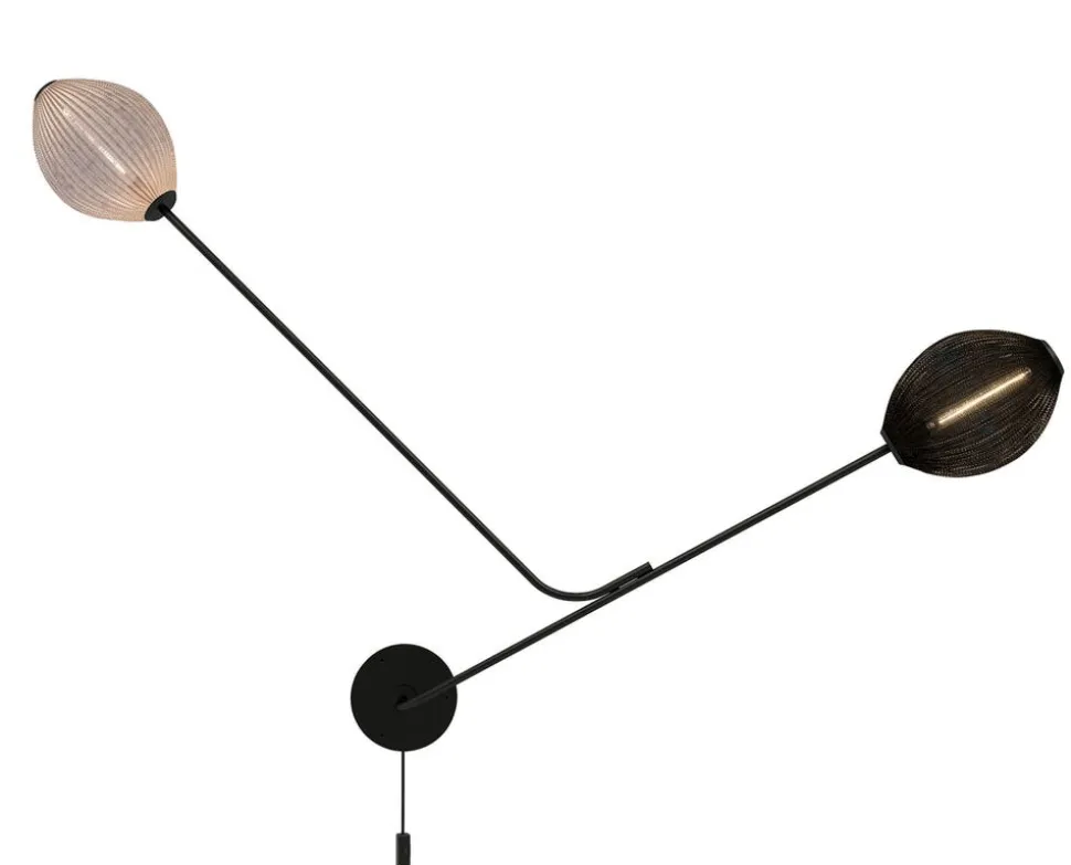 Satellite Vägglampa | Svartvit