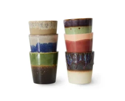 70s Ceramics Kaffemuggar 6-pack | Grounding