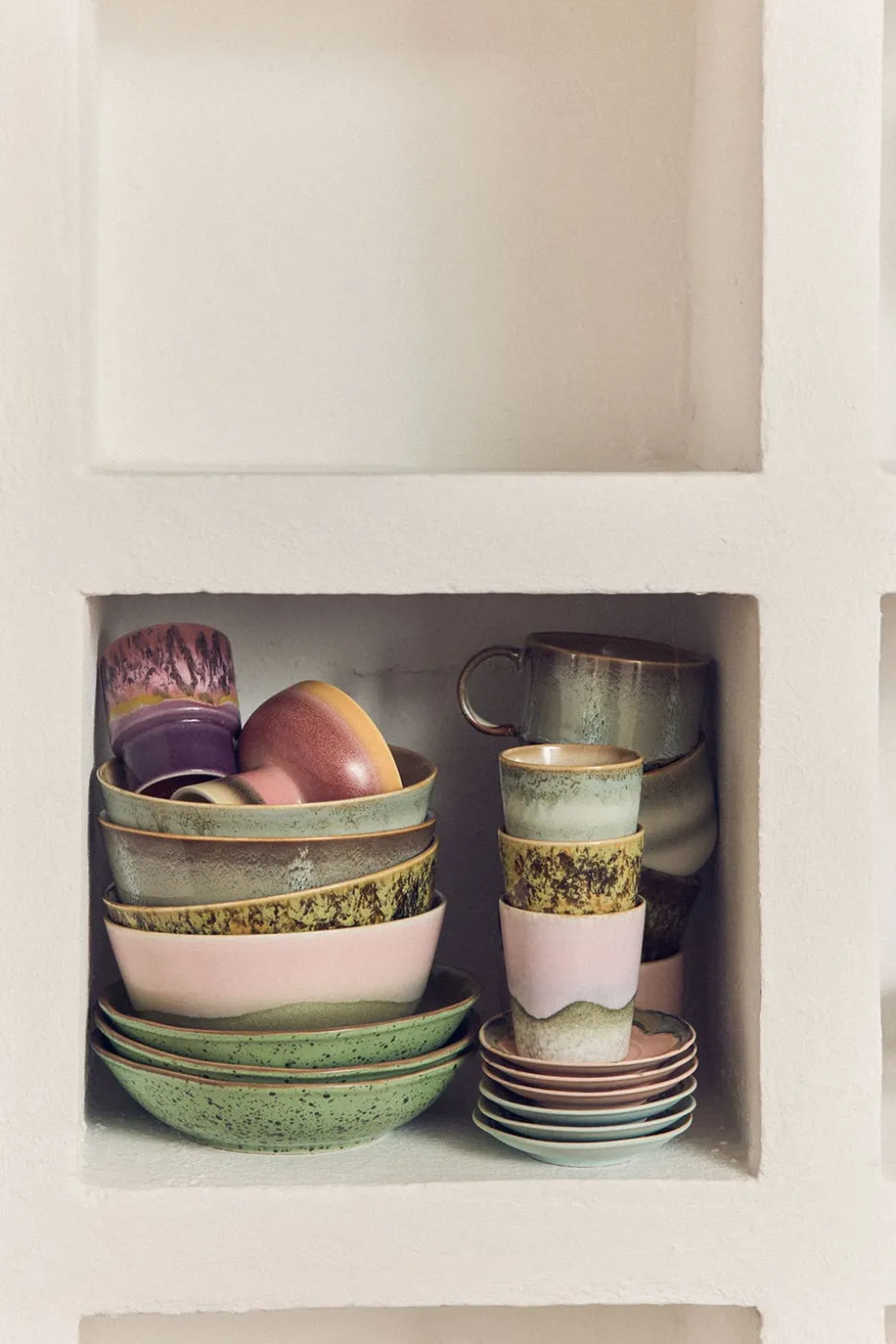 70s Ceramics Kaffemuggar 4-pack | Serendipity