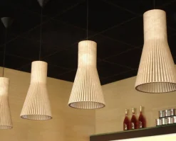Secto small 4201 taklampa Naturbjörk