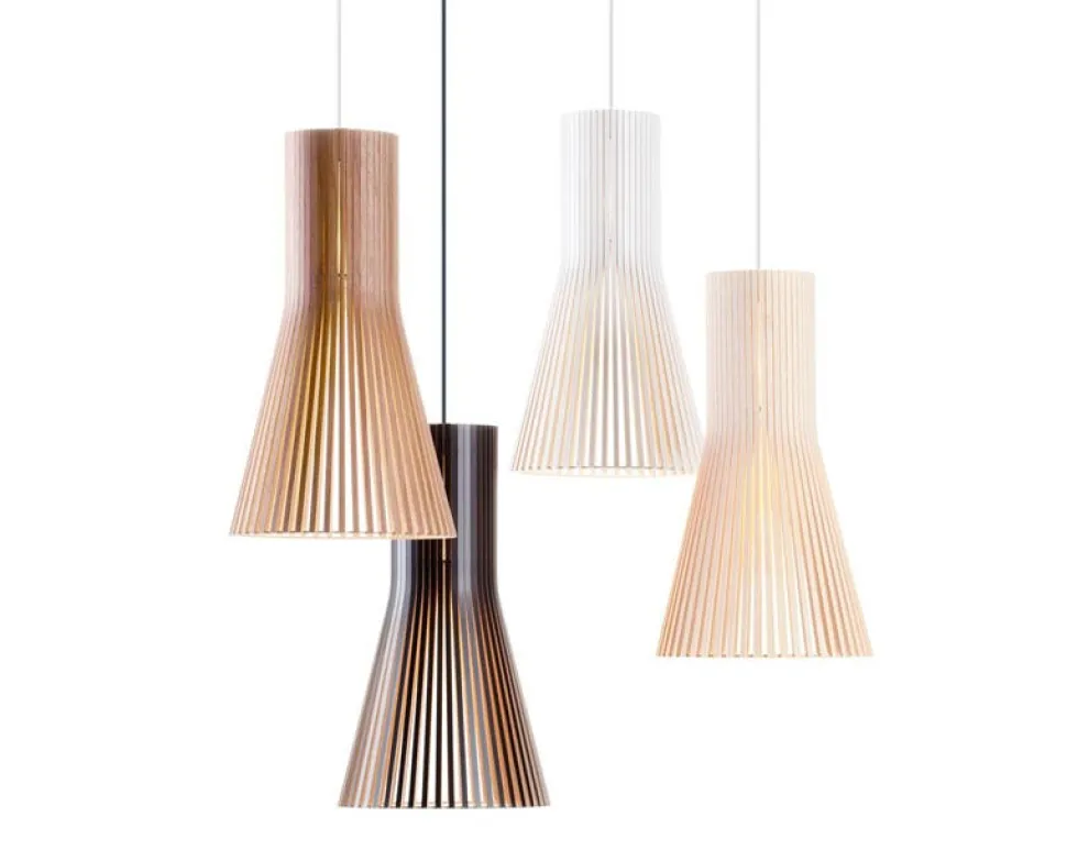 Secto small 4201 taklampa Naturbjörk