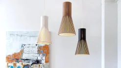 Secto small 4201 taklampa Naturbjörk