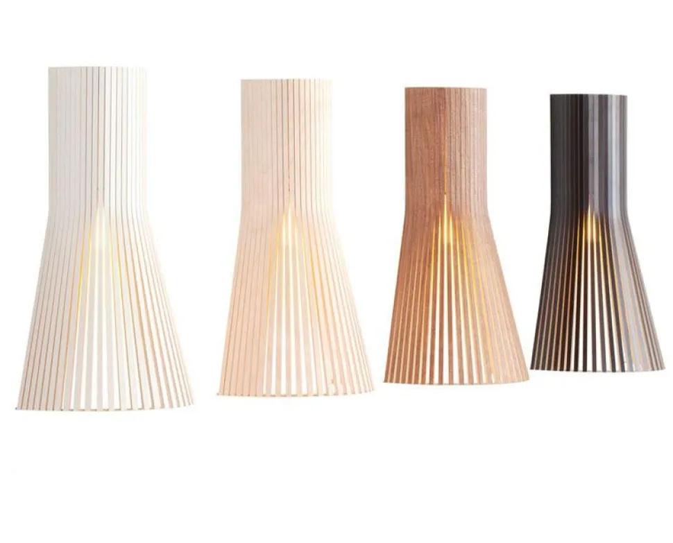 Secto small 4231 vägglampa Naturbjörk