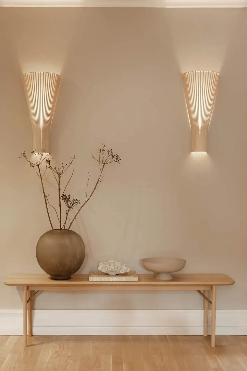 Secto 4230 vägglampa Vit