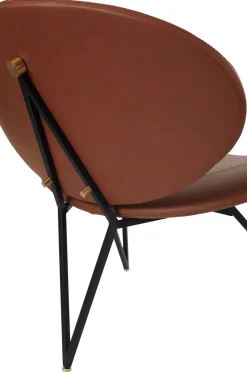 Semper Loungefåtölj | Svart/ Cognac
