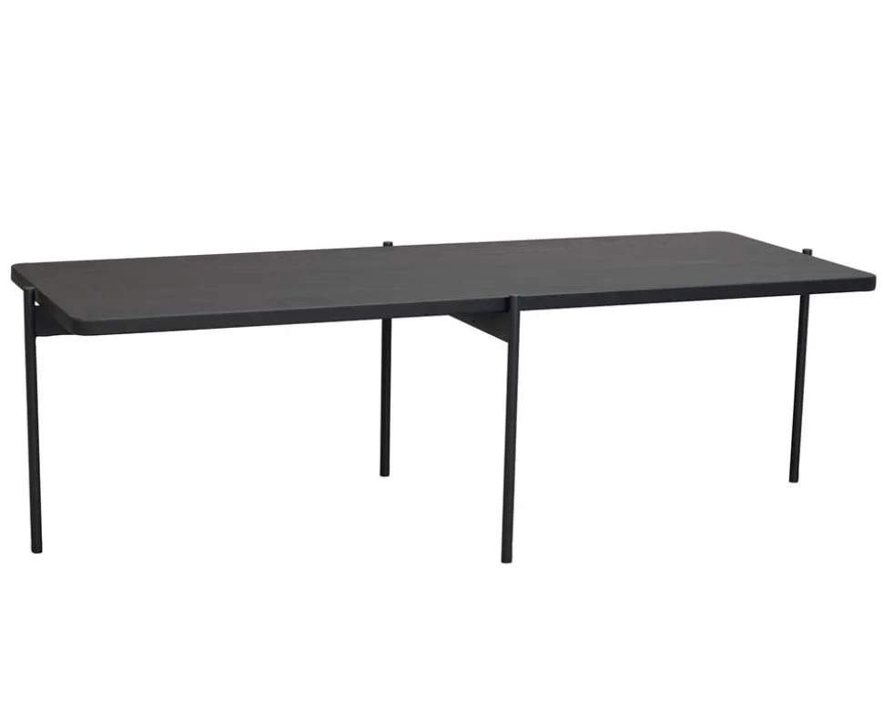 Shelton Soffbord | 145x60 Svart Ask