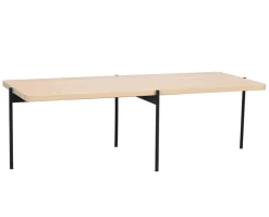 Shelton Soffbord | 145x60 Vitpigm. Ek