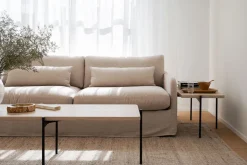 Shelton Soffbord | 95x50 Vitpigm. Ek