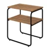 Sidobord L45 | Teak, Svart