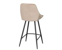 Sierra Barstol | Beige Sammet