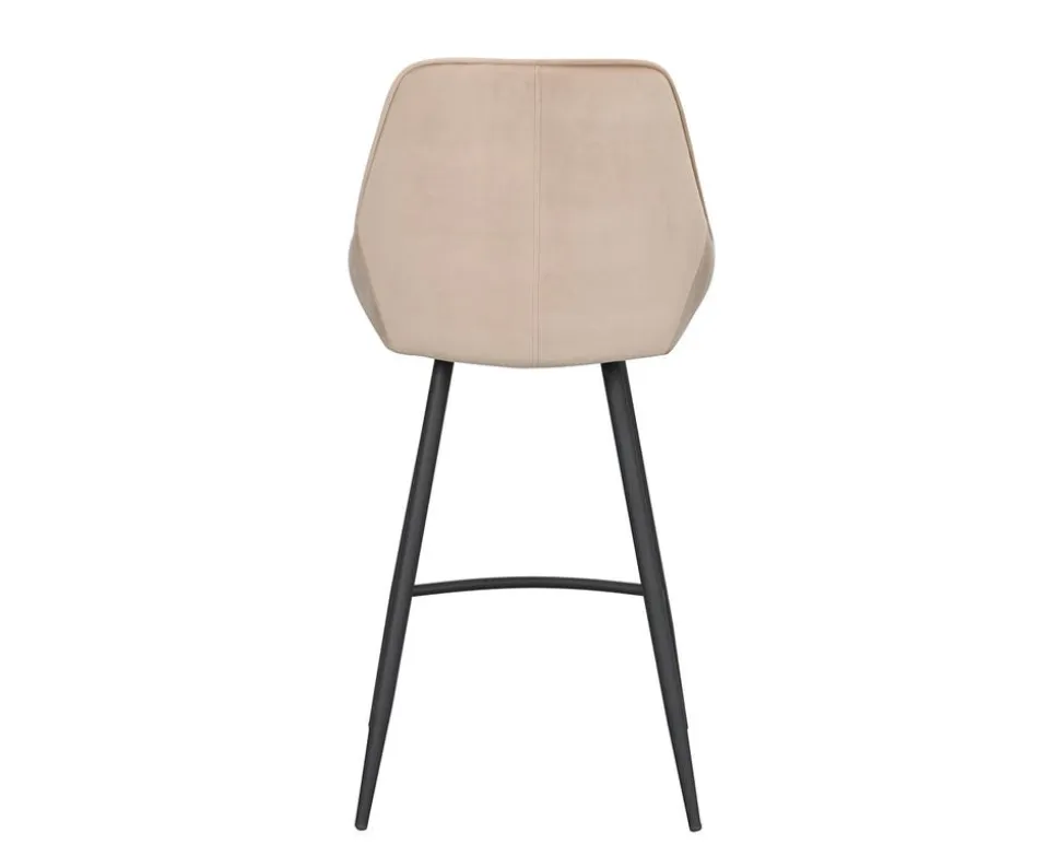 Sierra Barstol | Beige Sammet