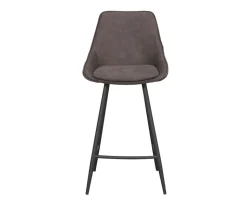 Sierra Barstol | Mörkgrått Microfibertyg