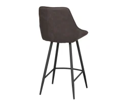 Sierra Barstol | Mörkgrått Microfibertyg
