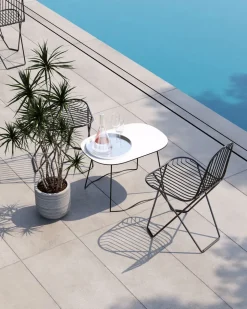 Sierra Outdoor Bord | Blanc Artic