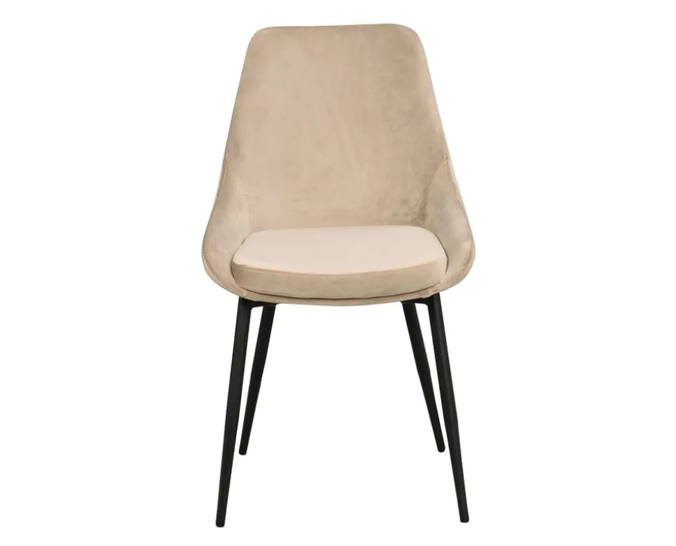 Sierra Stol | Beige Sammet