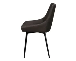 Sierra Stol | Mörkgrå Microfiber