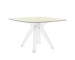 Sir Gìo matbord 120 Transparent | Gul
