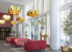 Skyline Taklampa Stor | Rå Mässing