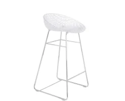 Smatrik barstol | Crystal/Chrome