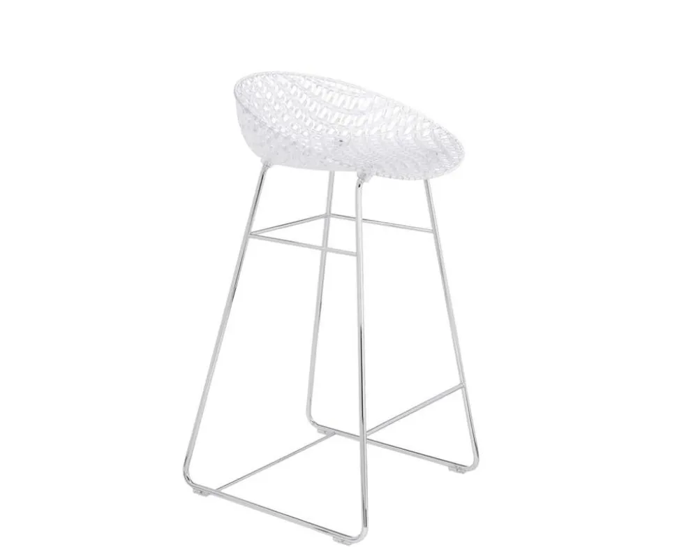 Smatrik barstol | Crystal/Chrome