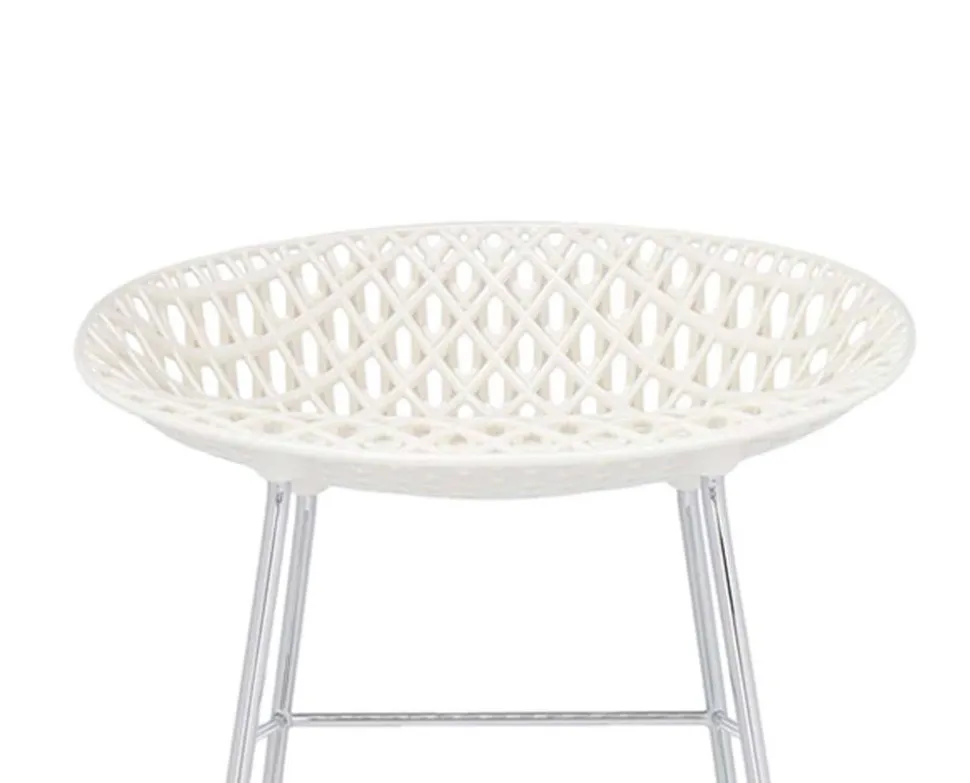Smatrik barstol | White/Chrome